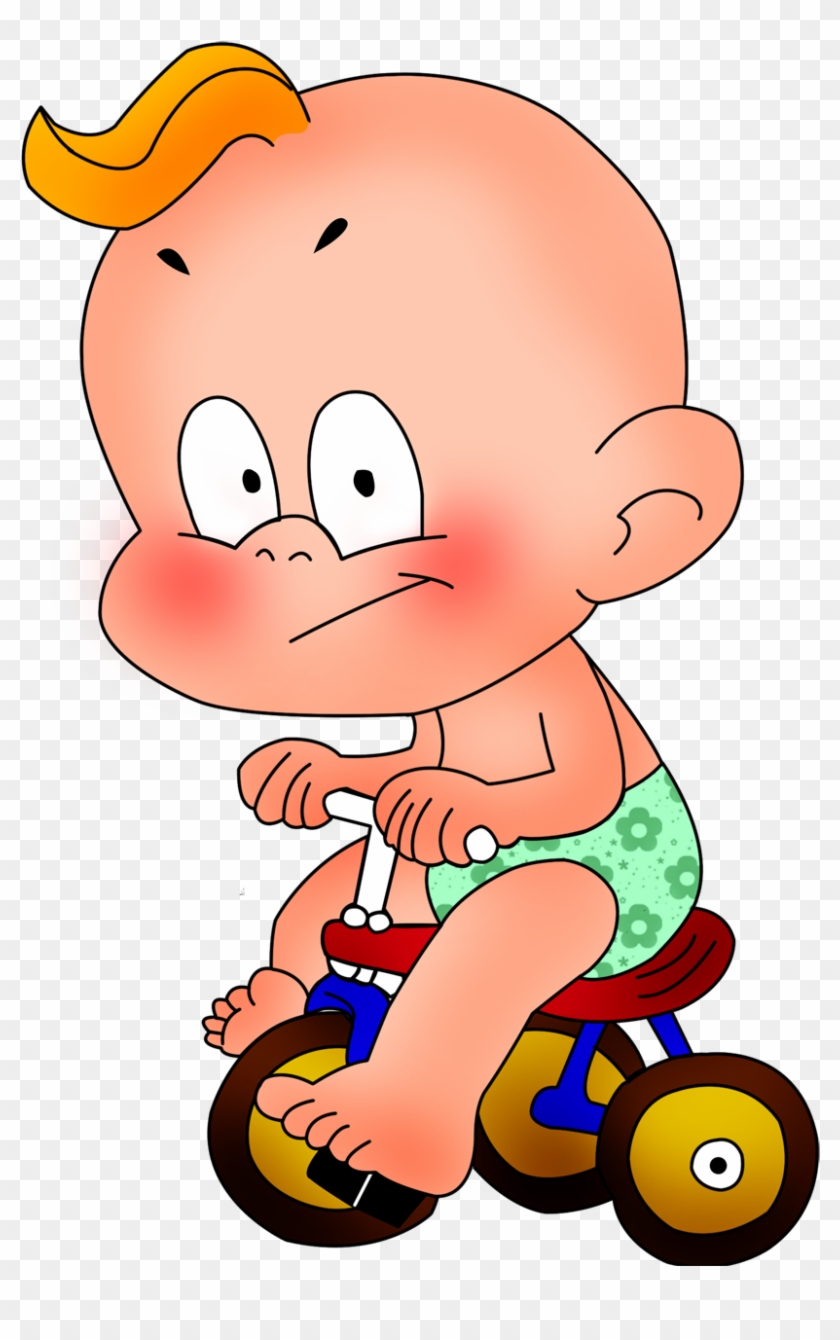 Láminas Infantiles Y Para Adolescentes - Funny Baby Boy Cartoon Clipart #3439043