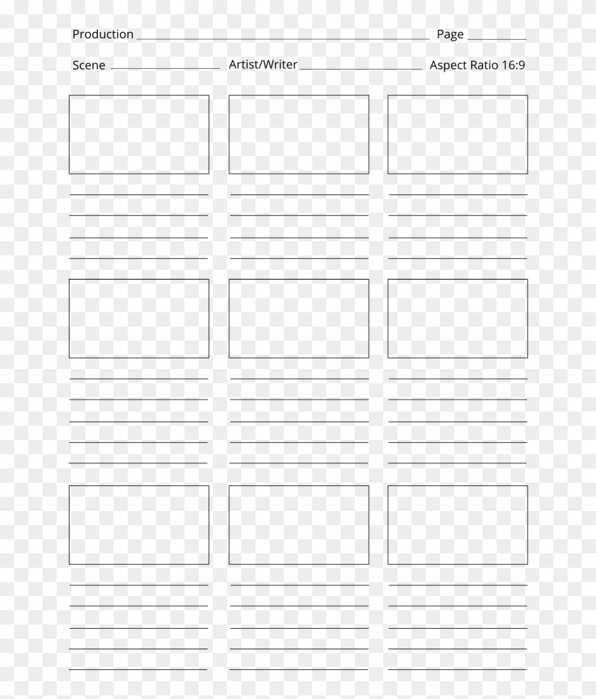 File - Storyboard-expanded - Svg - Black-and-white Clipart #3439284