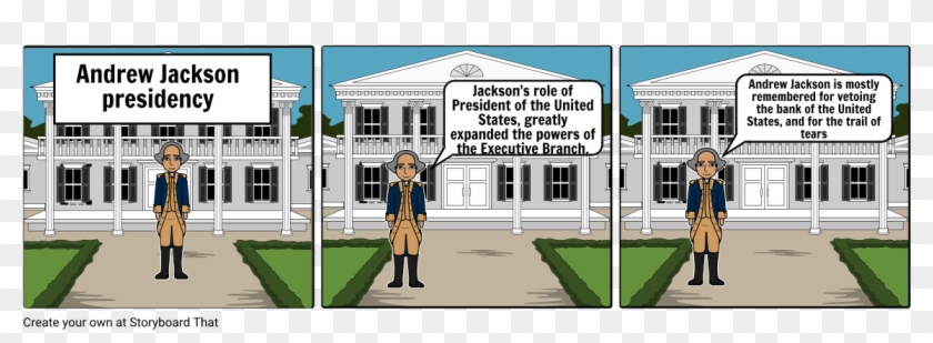 Andrew Jackson's - Cartoon Clipart #3439528