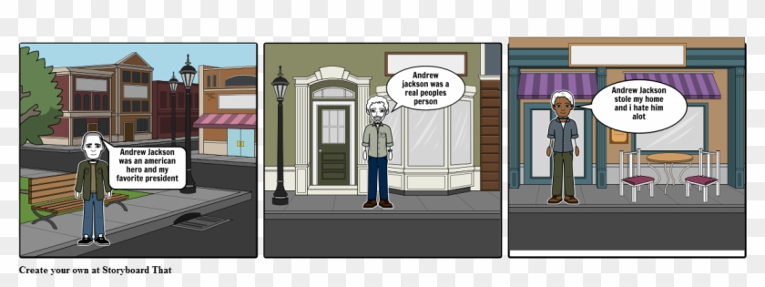 Andrew Jackson - Bud Not Buddy Comic Strips Clipart #3439706