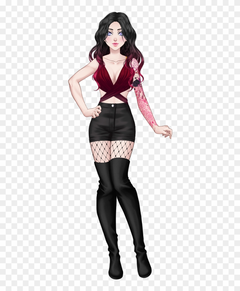 With The New Tattoos Nelly Went And Got Herself A Sleeve - Tights Clipart