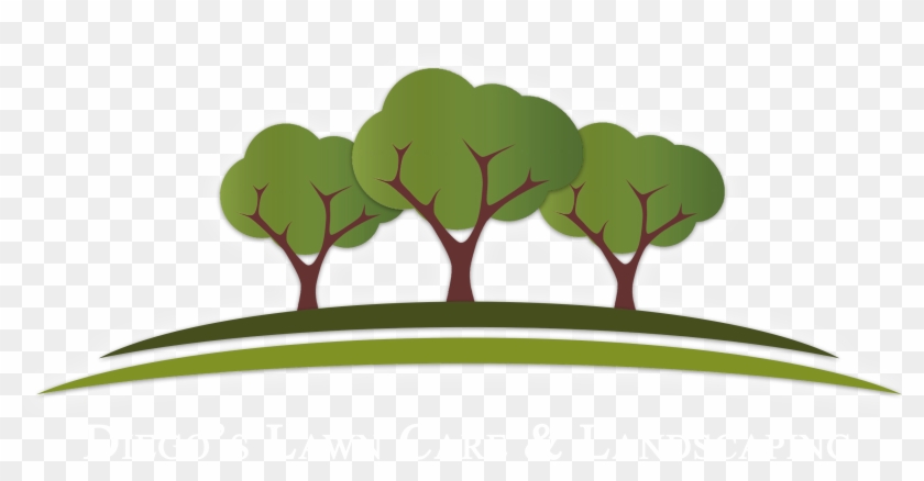 Diego's Lawn Care & Landscaping - 3 Tree Logo Clipart #3440253