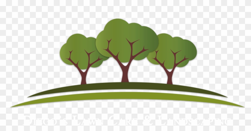 Diego's Lawn Care & Landscaping - 3 Tree Logo Clipart