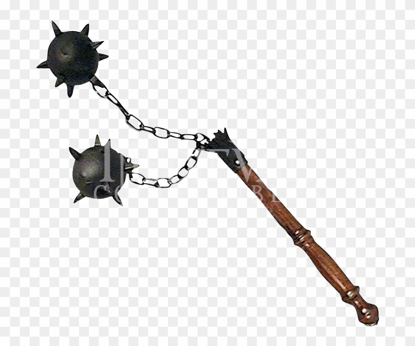 Medieval Flail - Two Headed Flail Clipart