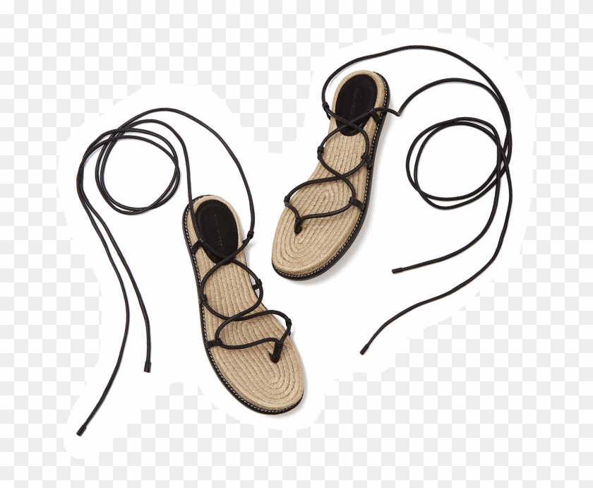 Paul Andrew Wrap It Up Sandals - Illustration Clipart #3440962