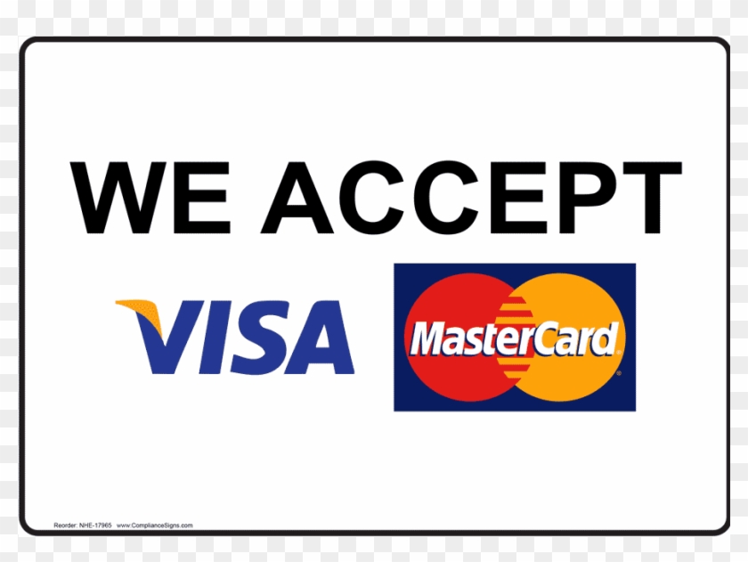 Visa & Mastercard Accepted Here - Mastercard Clipart