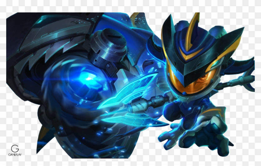 Fizz Png - Cool Lol Splash Arts Clipart #3441119