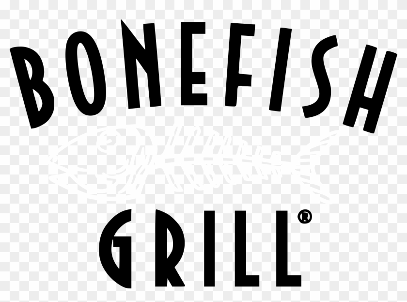 Bonefish Grill Logo Black And White - Bonefish Grill Logo Png Clipart #3442181