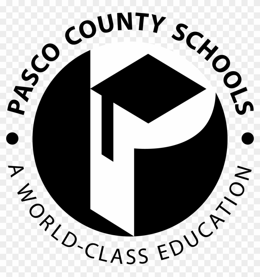 Pcs Emblem Logo Black And White Png - Pasco County School District Clipart #3442204