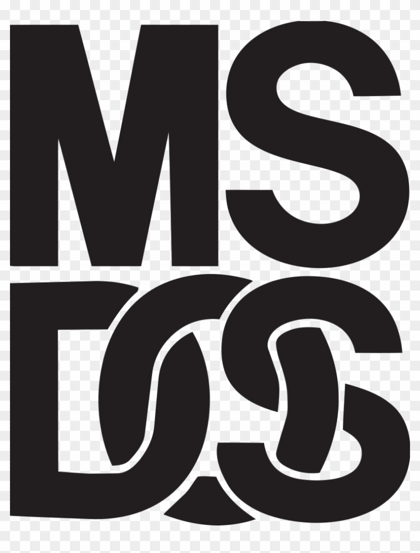 File - Ms Dos - Svg - Ms Dos Logo Vector Clipart #3442378