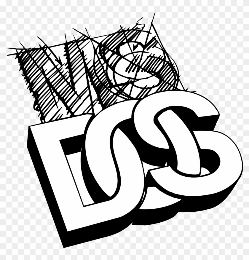 Ms Dos Logo Png Transparent - Ms Dos Clipart #3442402
