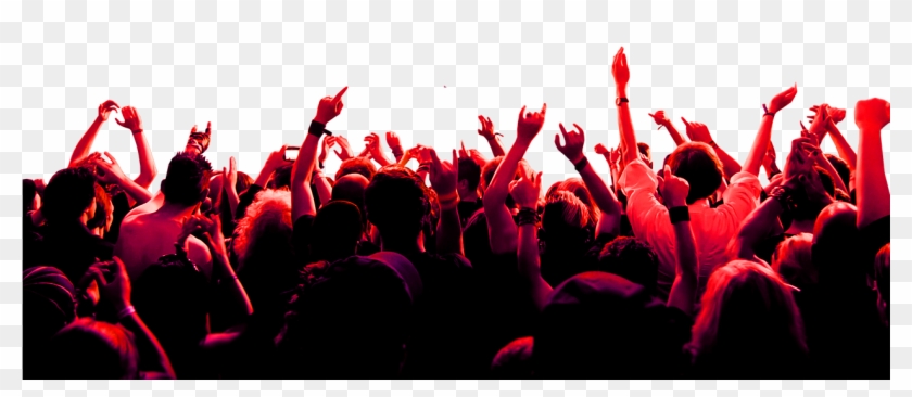 Musik Events , Png Download - Crowd At Music Festival Clipart #3442799