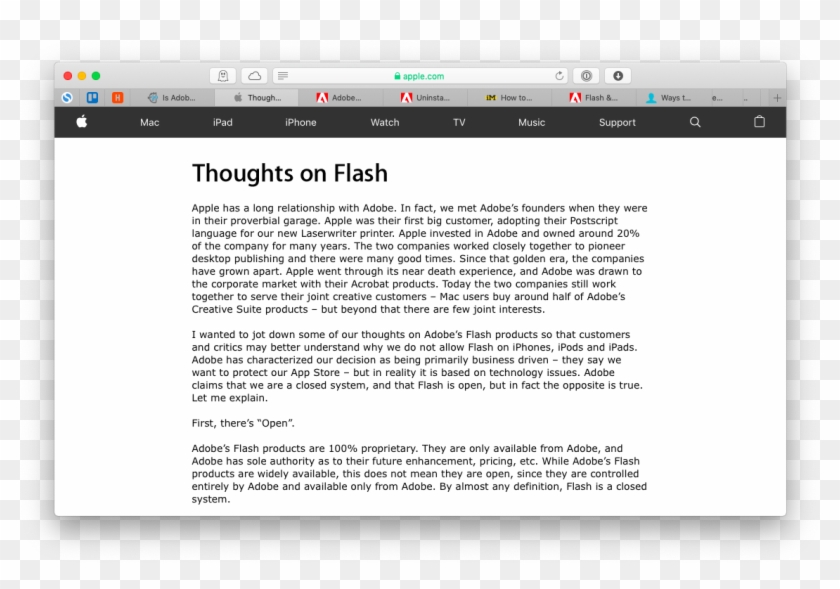 Adobe Flash Steve Jobs - Steve Jobs Quotes Clipart #3442824