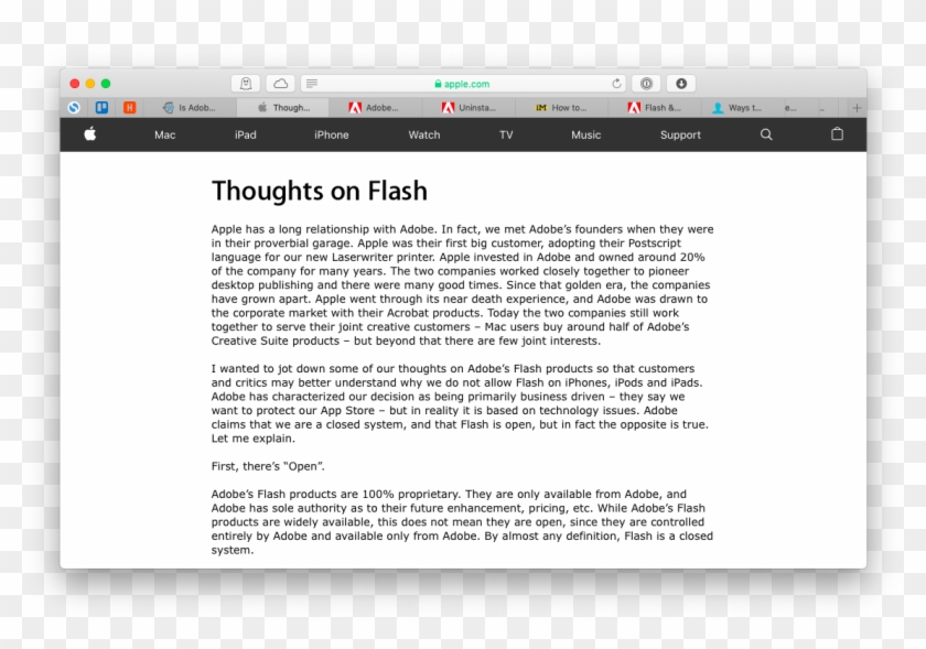Adobe Flash Steve Jobs - Steve Jobs Quotes Clipart