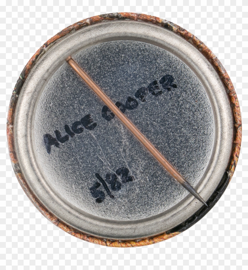 Alice Cooper Schools Out Button Back Music Button Museum - Eye Shadow Clipart