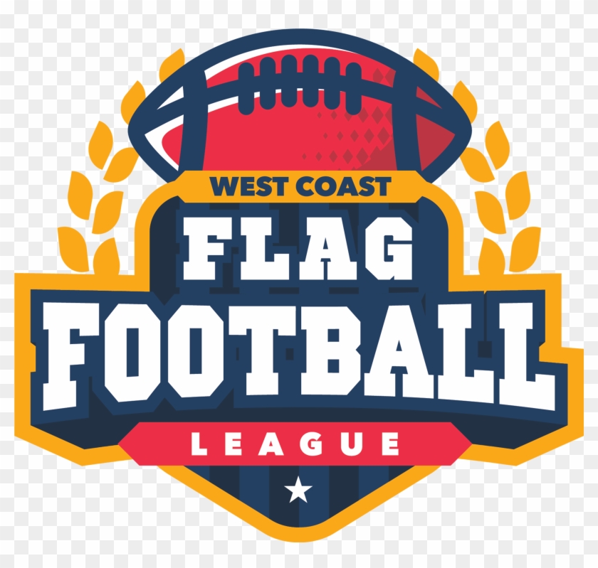 West Coast Flag Football League Logo - Flag Football Mvp Logo Clipart #3443033