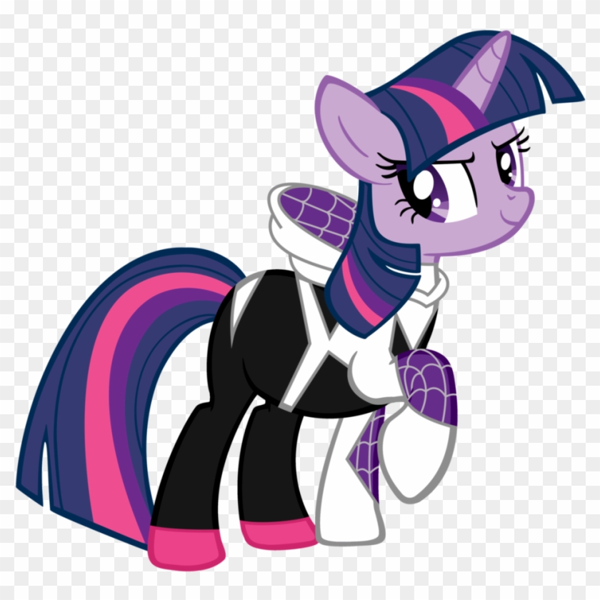 #1510178 - Artist - Joeycrick, Artist - Theaceofspadez, - Twilight Sparkle Spider Gwen Clipart