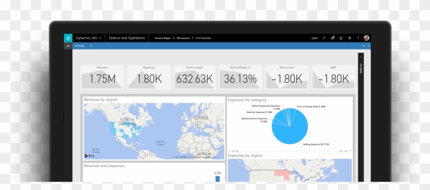 Dynamics 365 For Retail - World Map Clipart