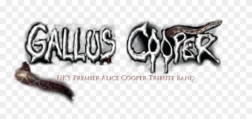 Established Uk-based Alice Cooper Tribute Band 'gallus - Calligraphy Clipart