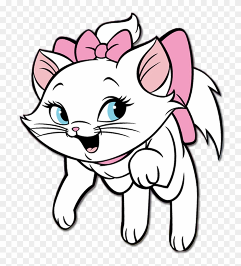 Gatinha Marie Png - Coloring Page Kitten Aristocats Clipart #3443499