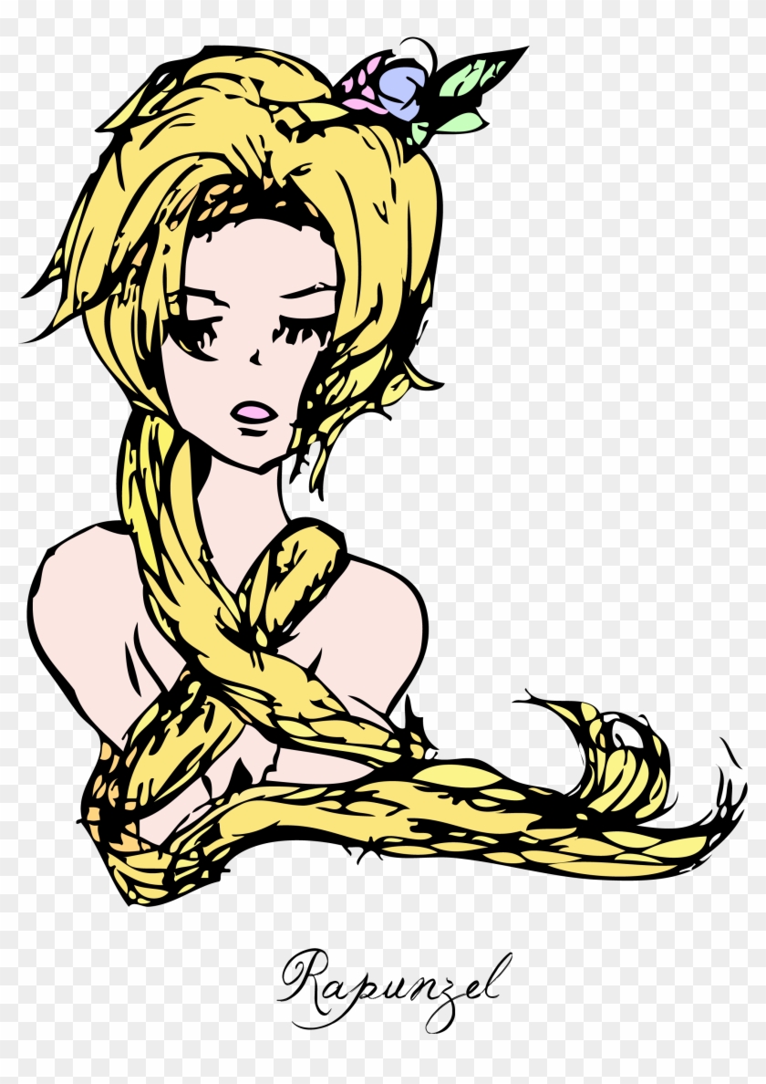 Rapunzel De “enredados” - Illustration Clipart