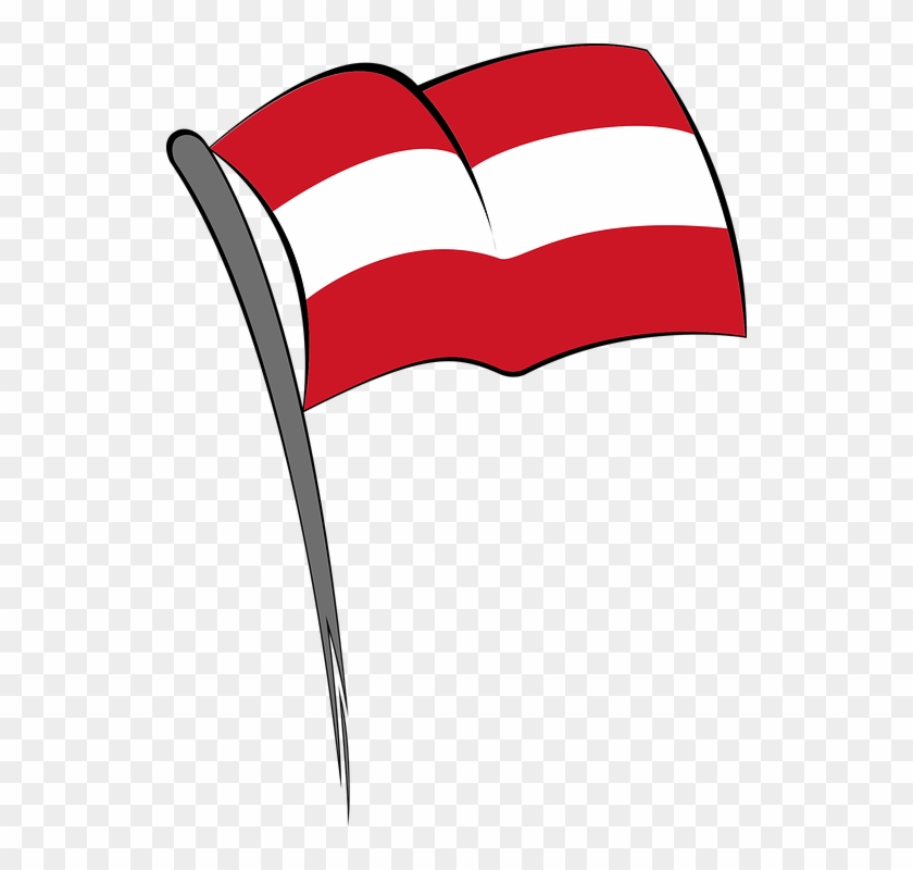 Vektor Bendera Merah Putih Png - Fahne Clipart Transparent Png #3443775