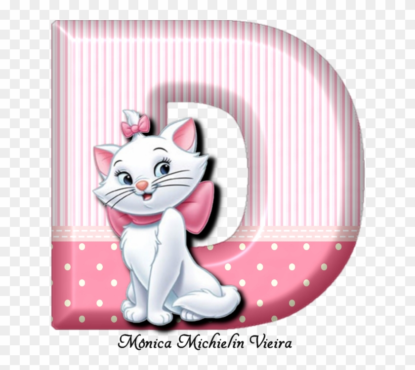 Alfabeto Gatinha Marie Disney Png - Aristocat Tattoo Designs Clipart
