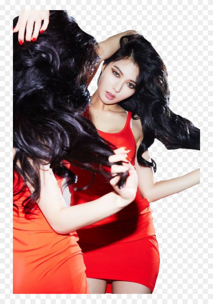 Report Abuse - Hyuna With Black Hair Clipart