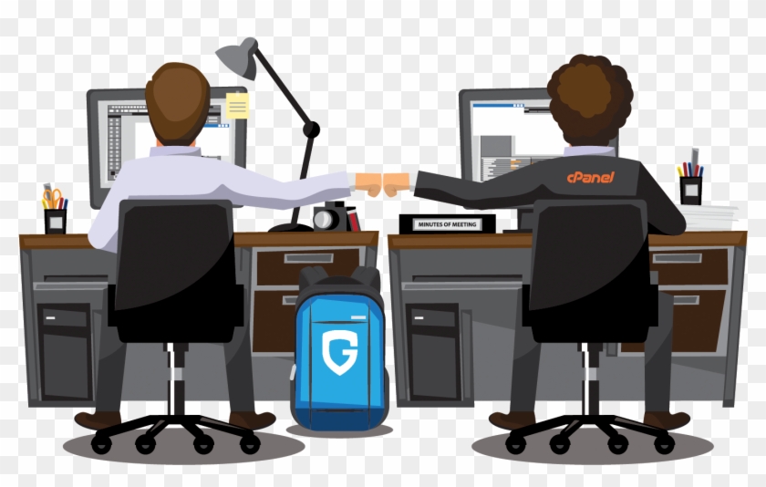 Fully Managed Cpanel Server From Gigenet - Team Work Computer Cartoon Clipart #3445249