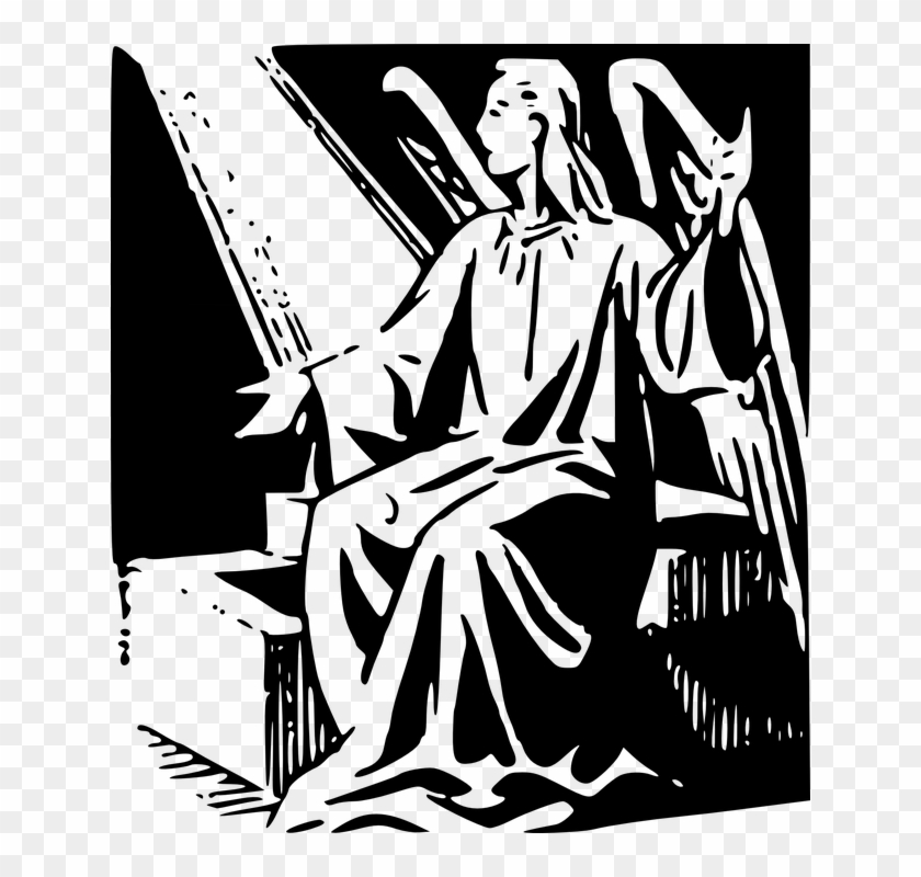 Angel Heavenly Creature Blessed Saint Heavenly - Angel Clip Art - Png Download #3445667