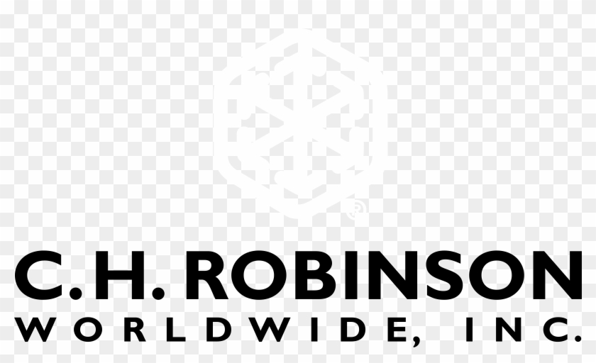 Ch Robinson 1 Logo Black And White - Ch Robinson Worldwide Clipart
