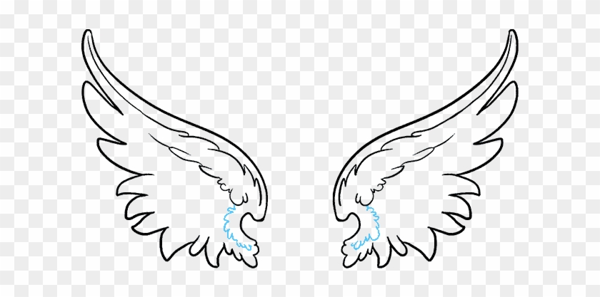 Heavenly Drawing Angel - Angel Wings Drawing Clipart