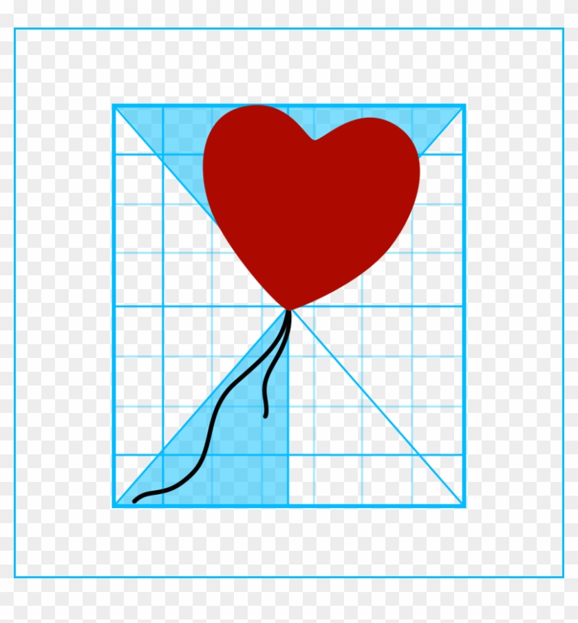 Balloon Logo Mark Alignment - Heart Clipart