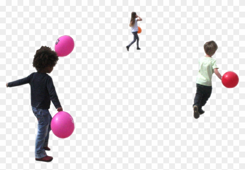 People Cutouts - - Kids Playing Cutout Png Clipart #3446387