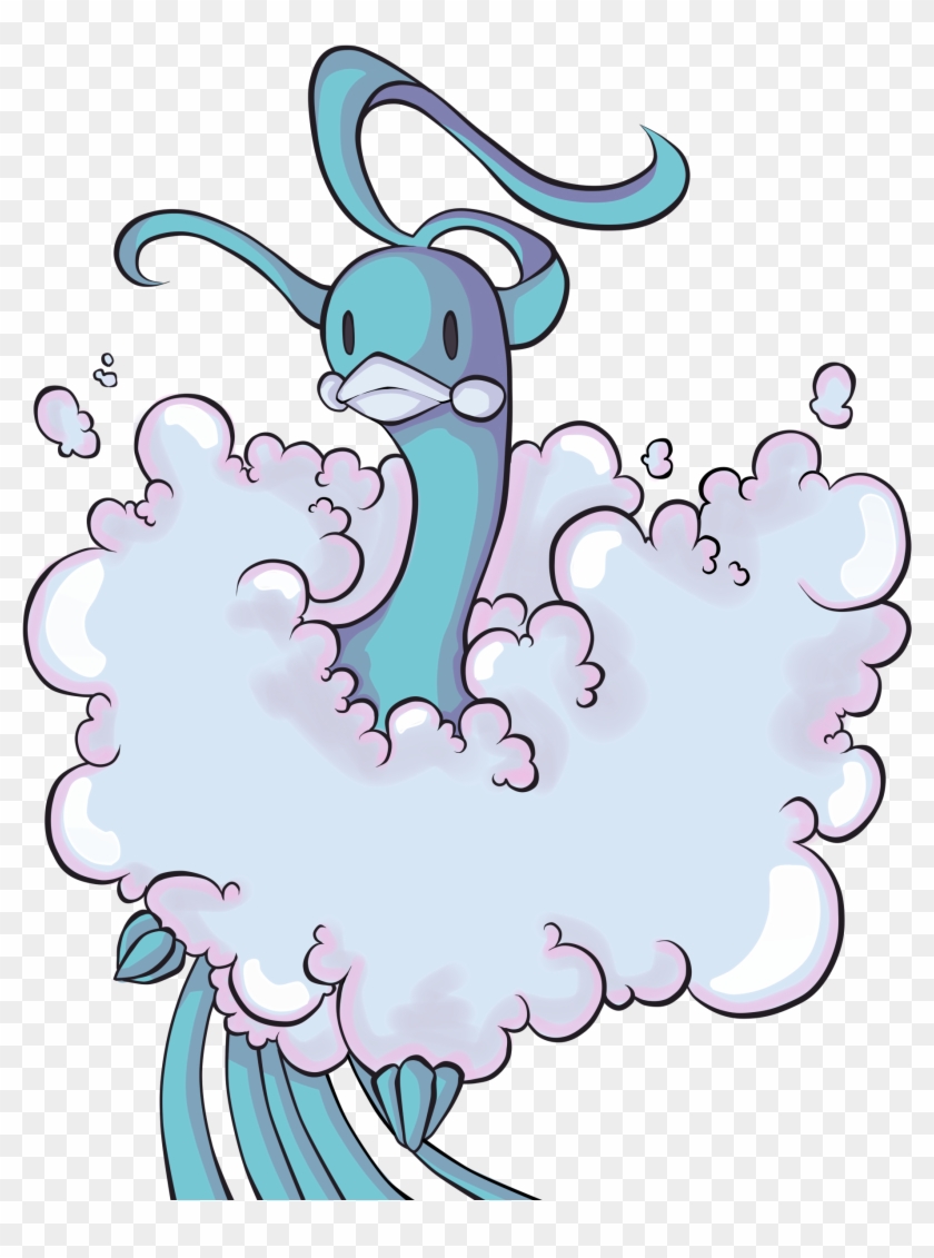 Altaria Artwork By Tikitik - Cartoon Clipart #3446491