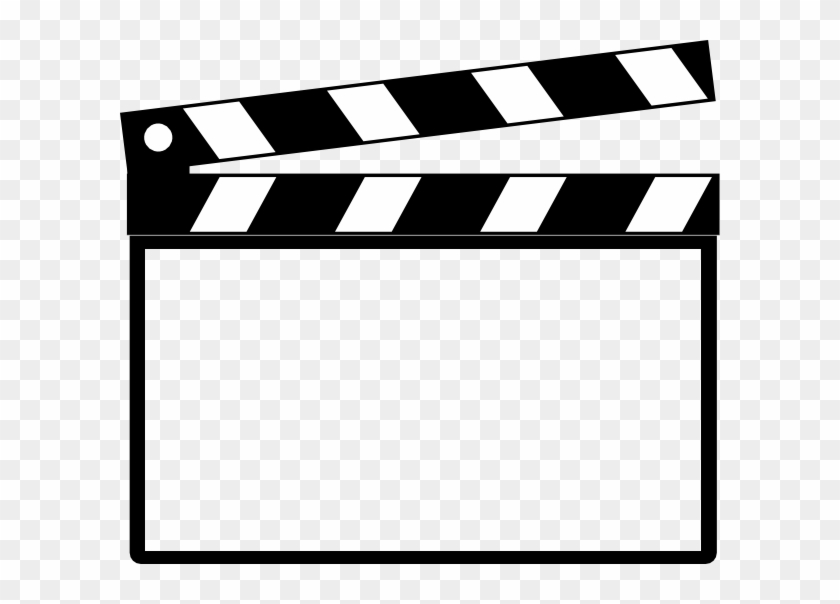 Clapperboard Moldura - Download - 4shared - Thel Produ - Clapper Board Clipart #3446497