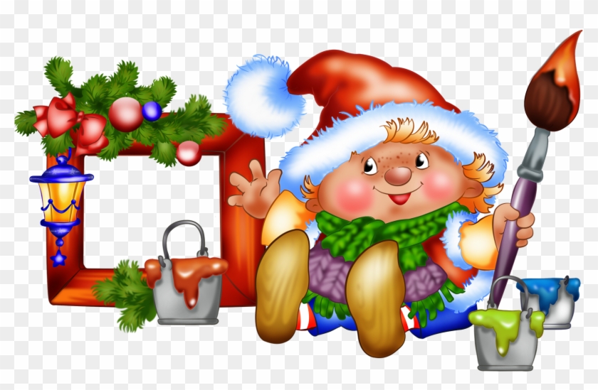 Marcos Para Fotos De Navidad De Duendes - Fondos Para Tazas Navideñas Clipart