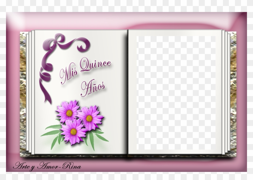 Fiesta Rosa ~ Filmaciones Digital - Marco Para Quince Años Clipart #3446982