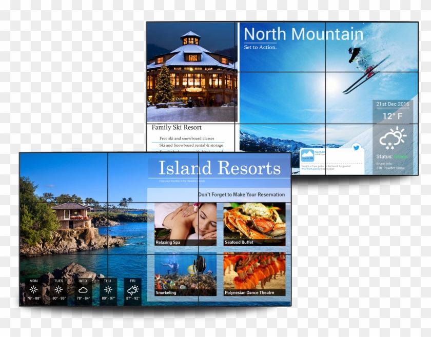 Video Wall Solutions - Flyer Clipart