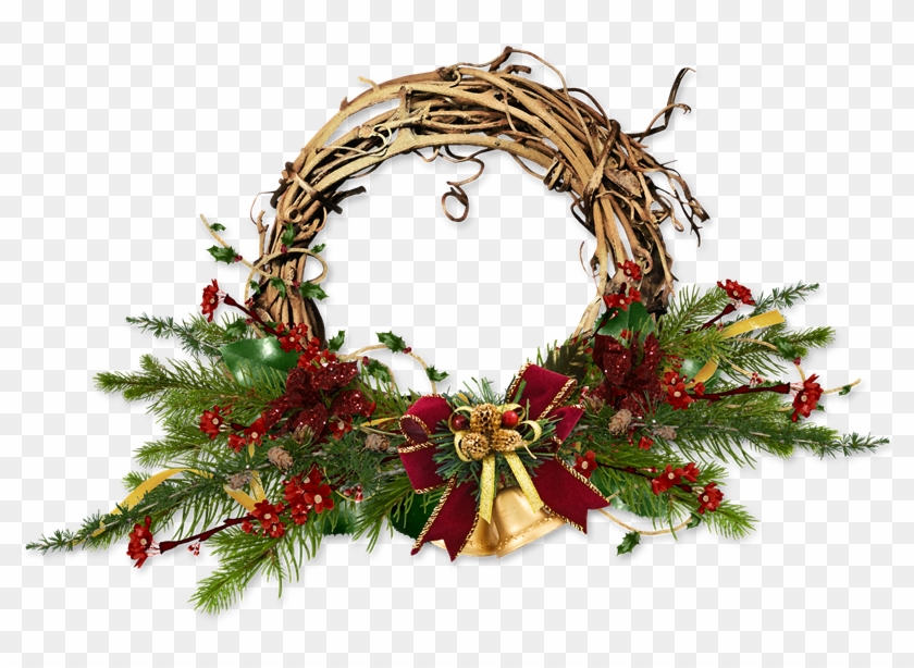 Marcos Fhotoscape, Photoshop Y Gimp Marcos Navidad - Wreath Clipart