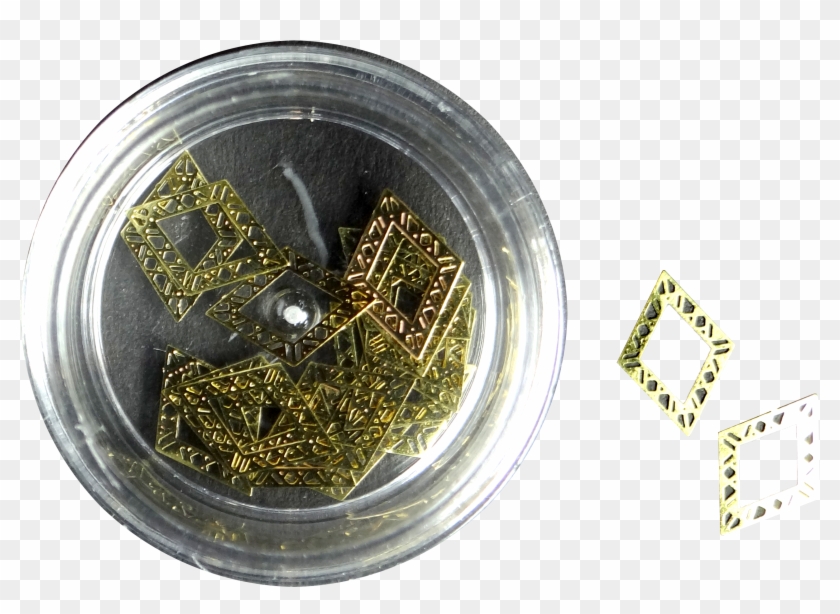 Decoração Em Metal Gold Losango - Silver Spotted Skipper Clipart #3447702