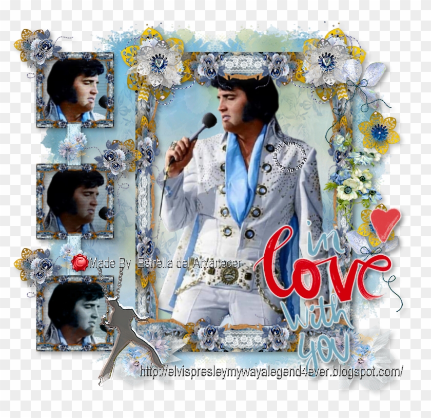 Elvis Presley In Love With You Clipart #3448018