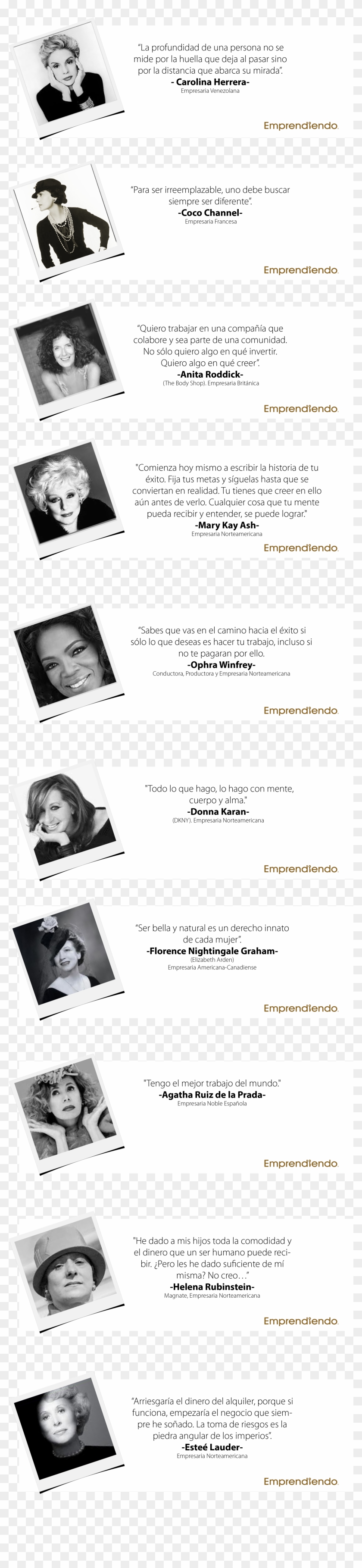 10 De Las Mejores Frases De Empresarias Exitosas - Collage Clipart