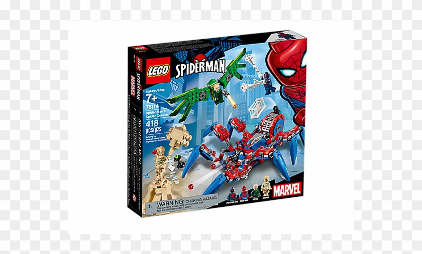 New Spider-man Lego Sets Out Now - Lego Spider Man Spider Crawler Clipart