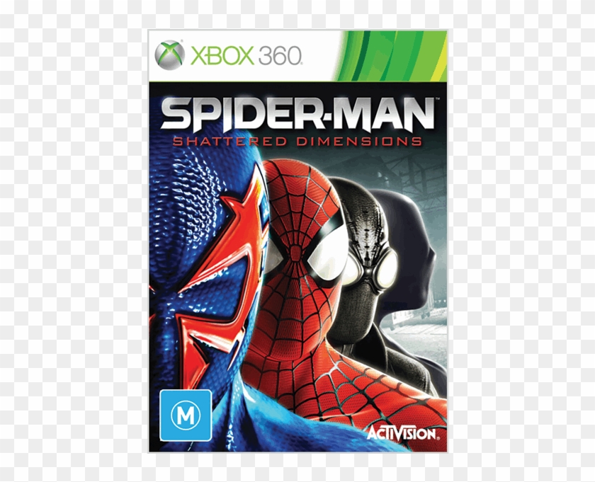 Xbox 360 Spider Man Shattered Dimensions Clipart #3448244