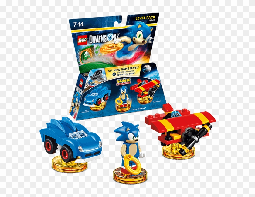 Interactive Figures - Lego Dimensions Sonic Build Clipart
