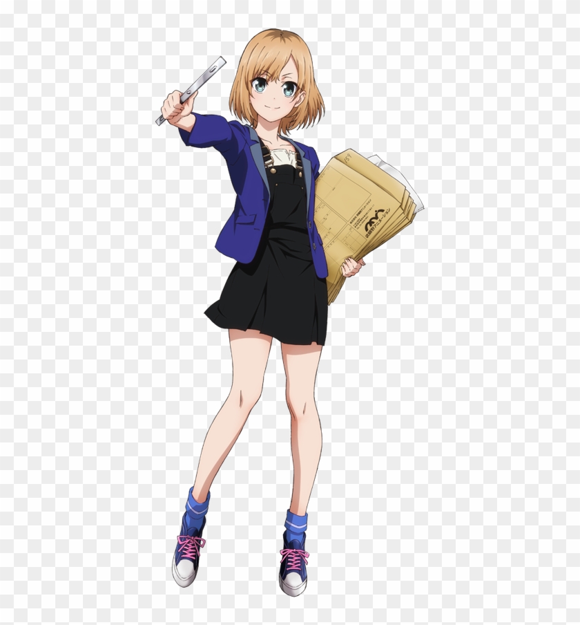 แต่สำหรับคำว่าbest ผมก็อยากจะยกให้เธอแฮะ - Shirobako Model Sheets Clipart #3449035