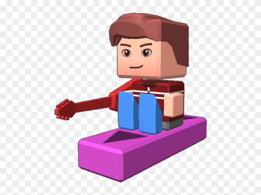 Use The Mover To Move The Hoverboard - Cartoon Clipart #3449072