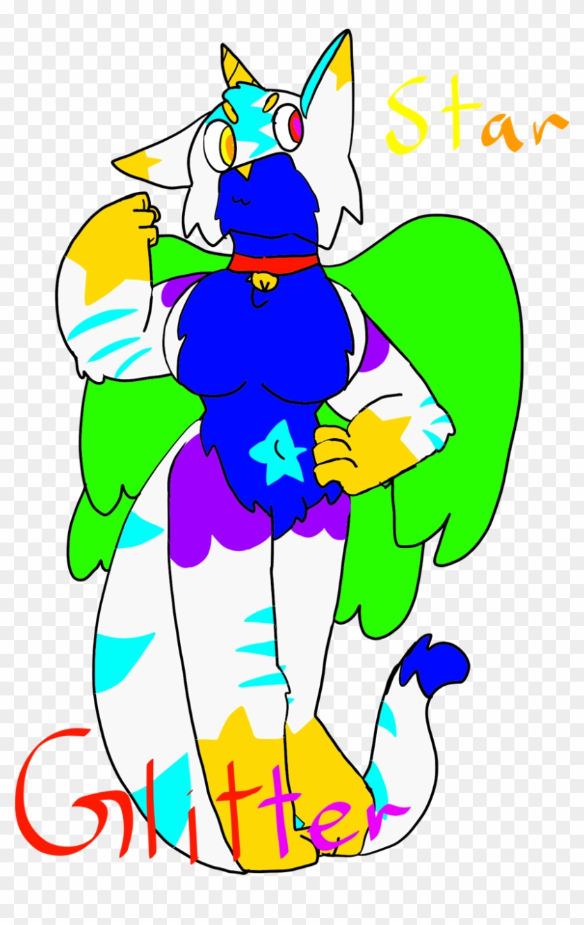 My Oc My Art Nugget Fish Anime Pillow Star Glitter - Cartoon Clipart