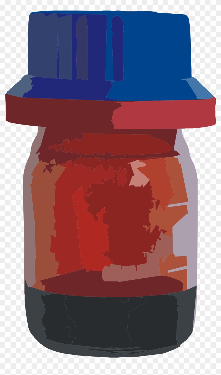 Bromine In Schott Duran Bottle - Illustration Clipart #3449773